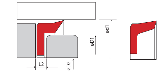 grove dimensions of the rod seals