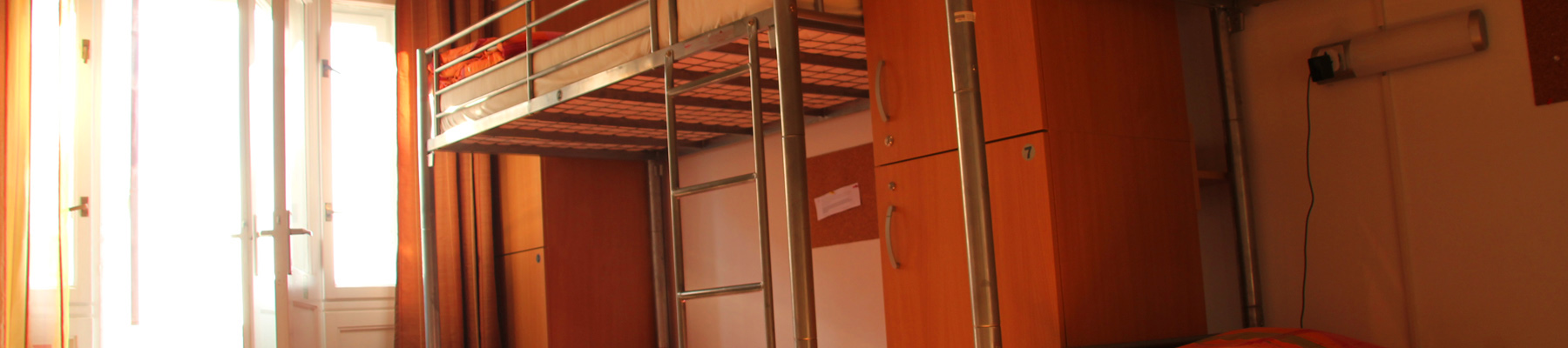 dormitory rooms with shared bathroom