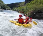 rafting on the cetina river